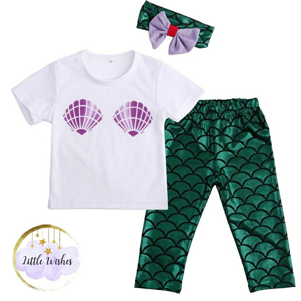 Mermaid set for toddler girl